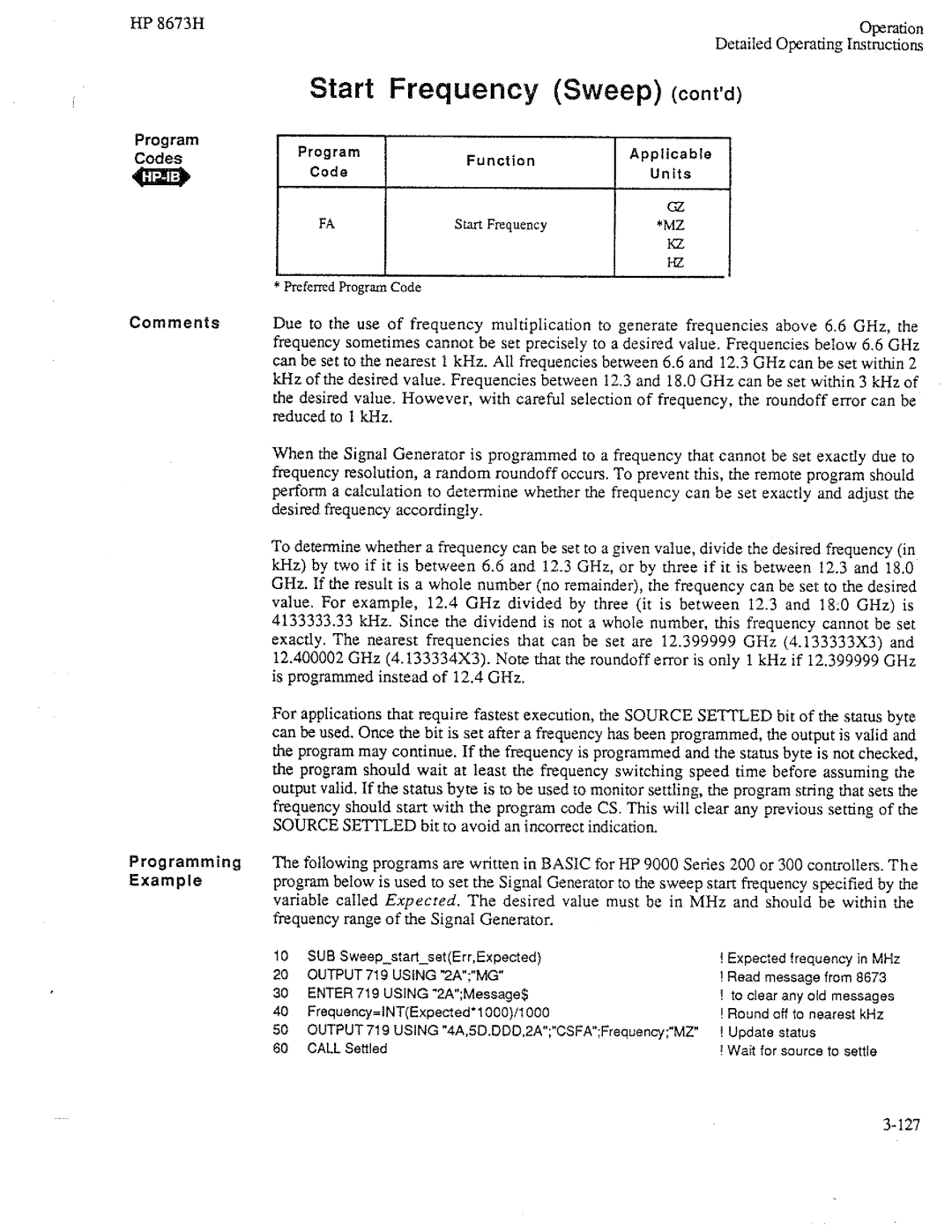 HP Electronic 8673H manual 