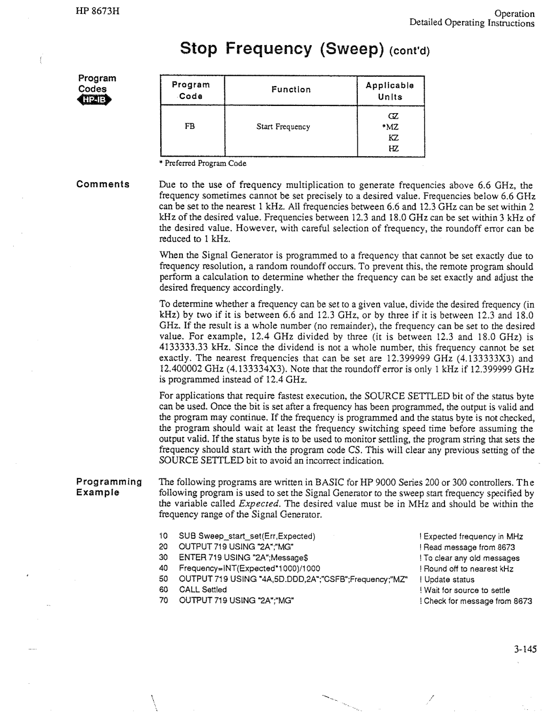 HP Electronic 8673H manual 