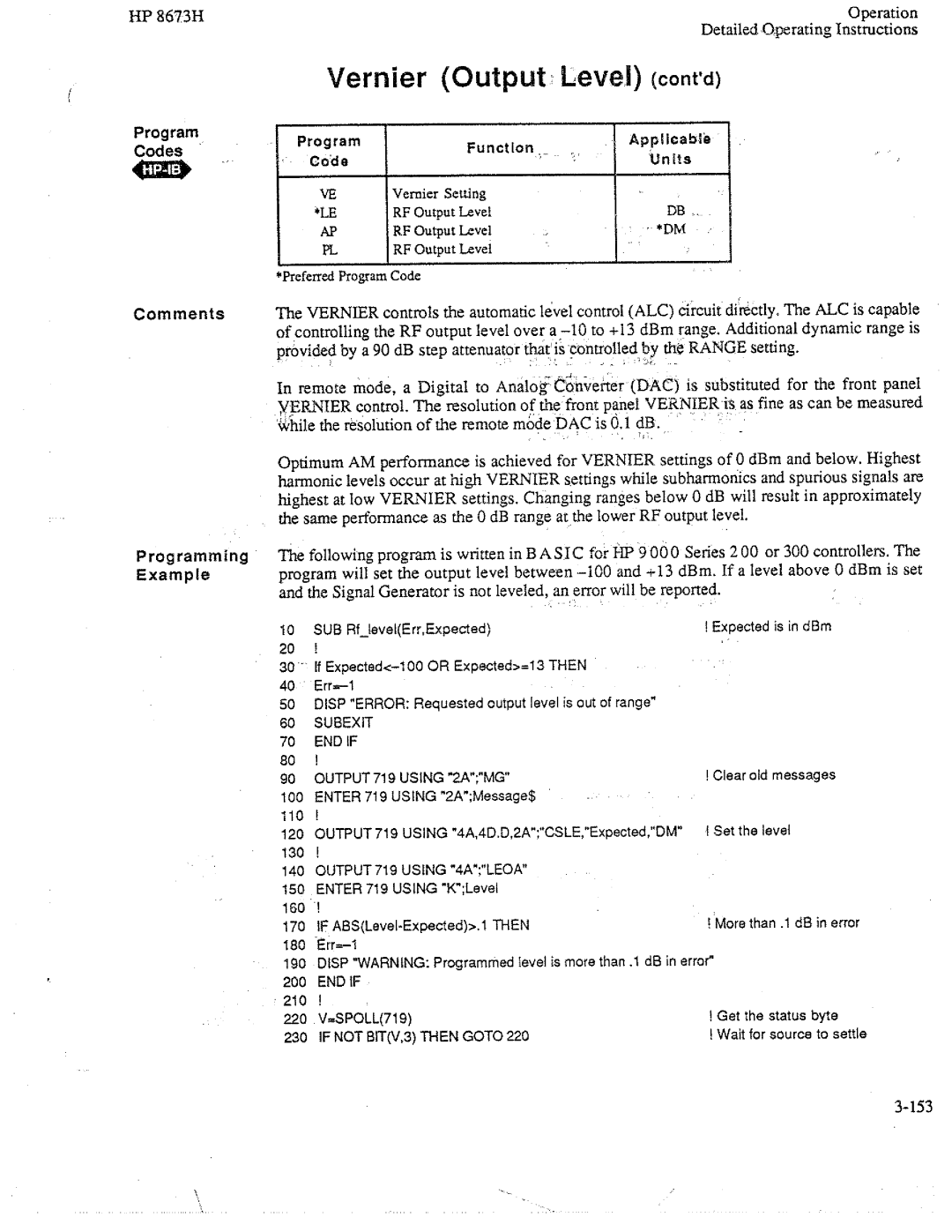 HP Electronic 8673H manual 