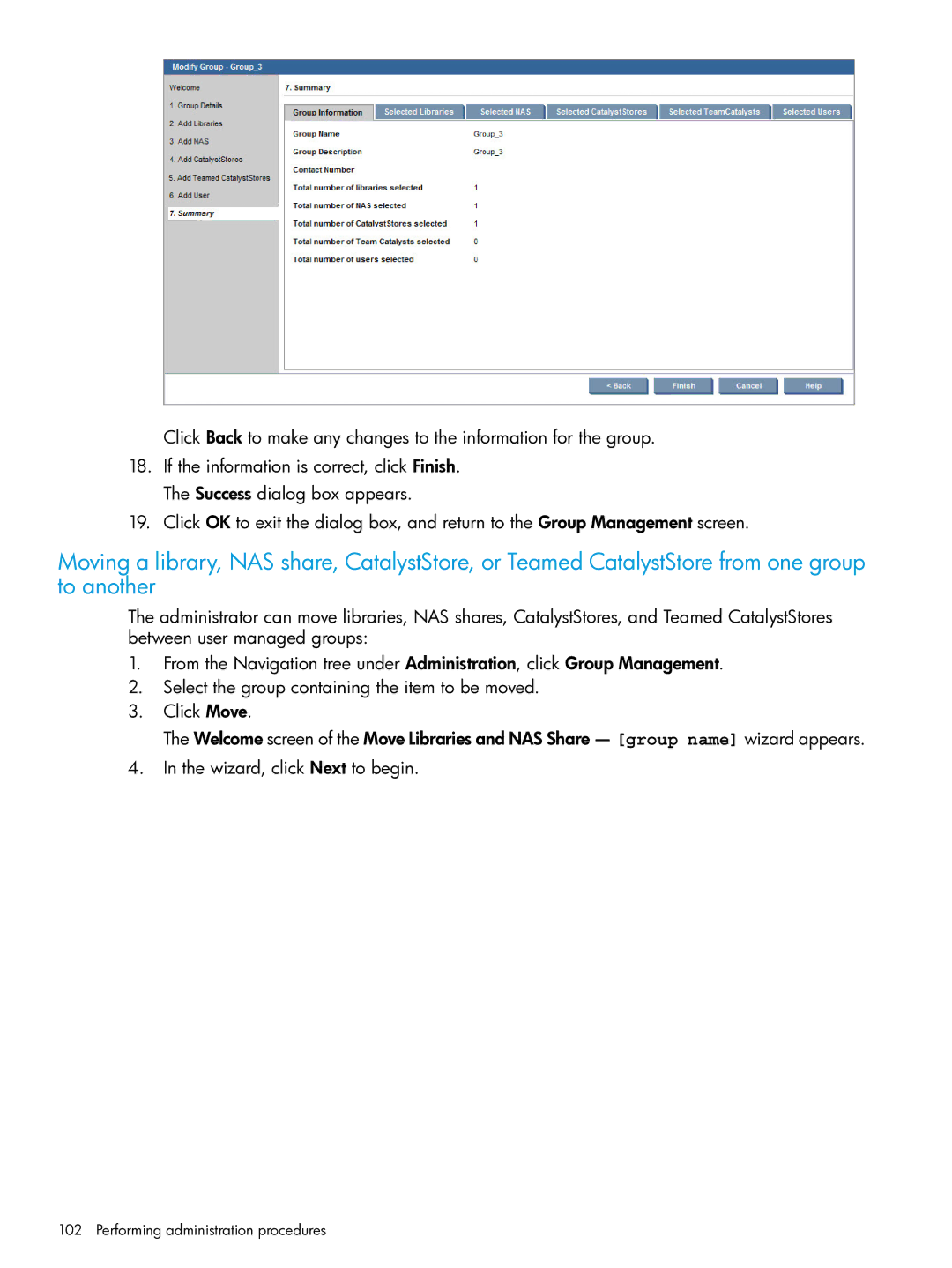 HP EMA/ESA/MA Replication Software manual Performing administration procedures 