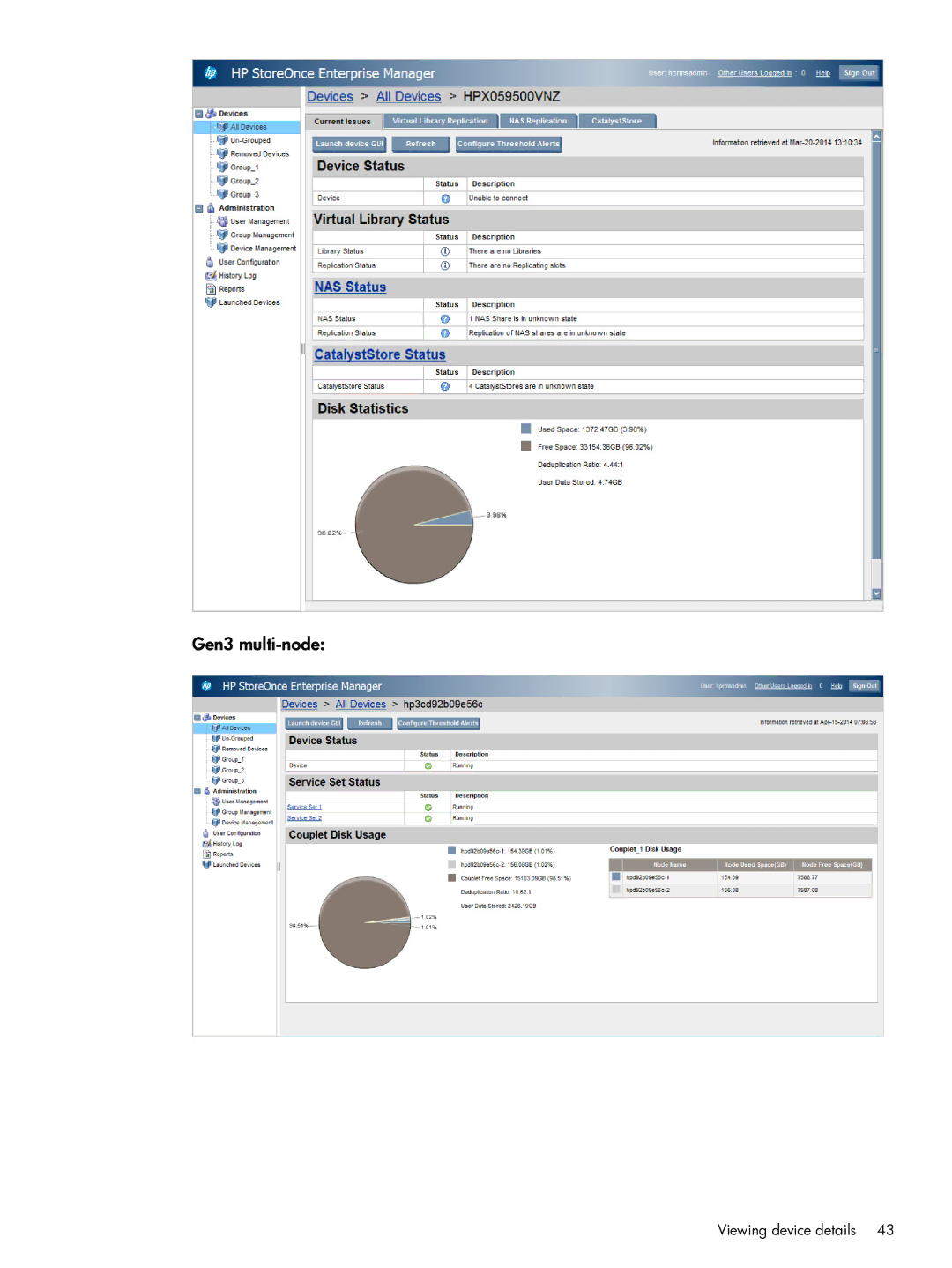 HP EMA/ESA/MA Replication Software manual Gen3 multi-node 