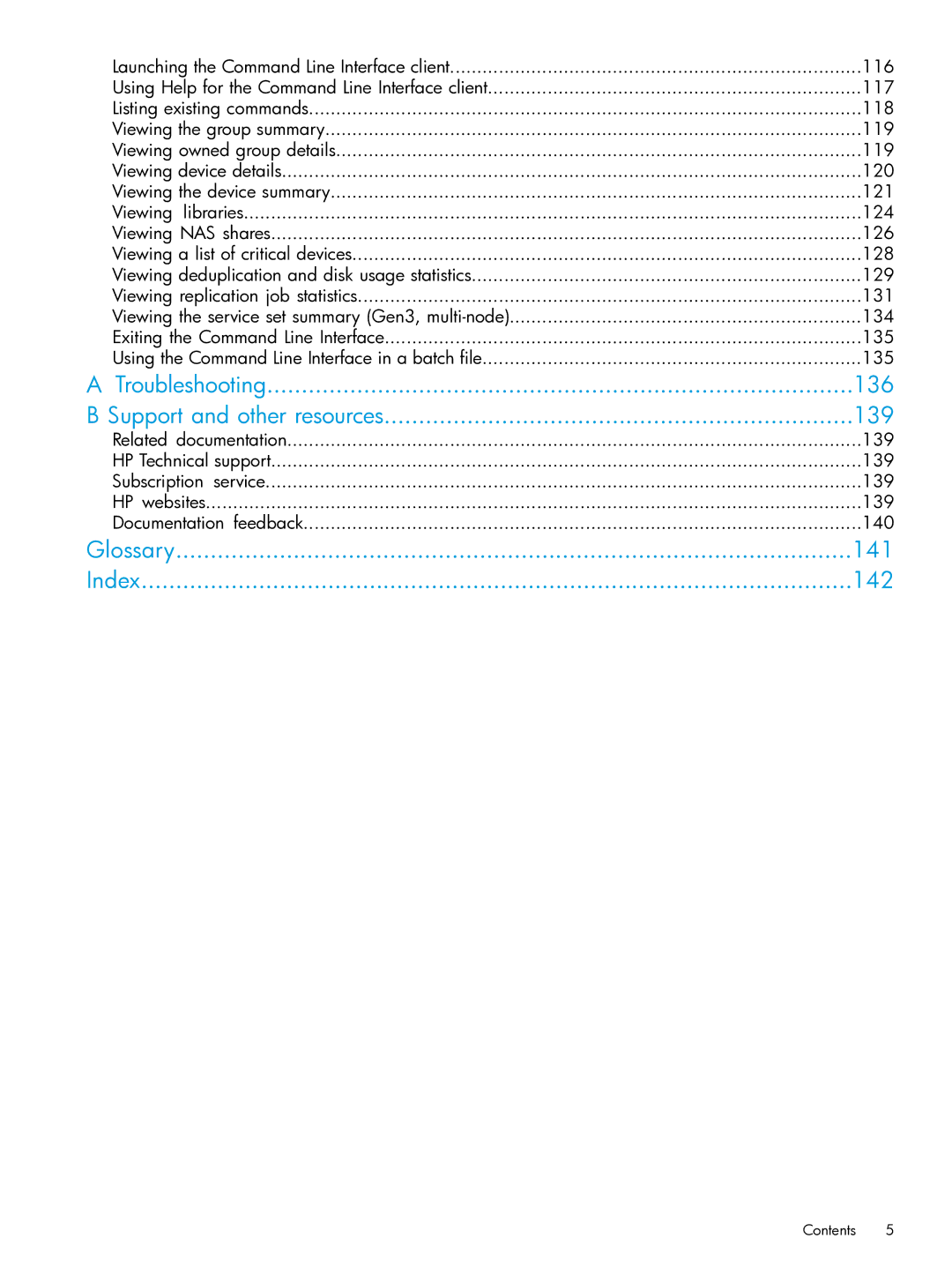 HP EMA/ESA/MA Replication Software manual Troubleshooting 136 Support and other resources 139, Glossary 141 Index 142 