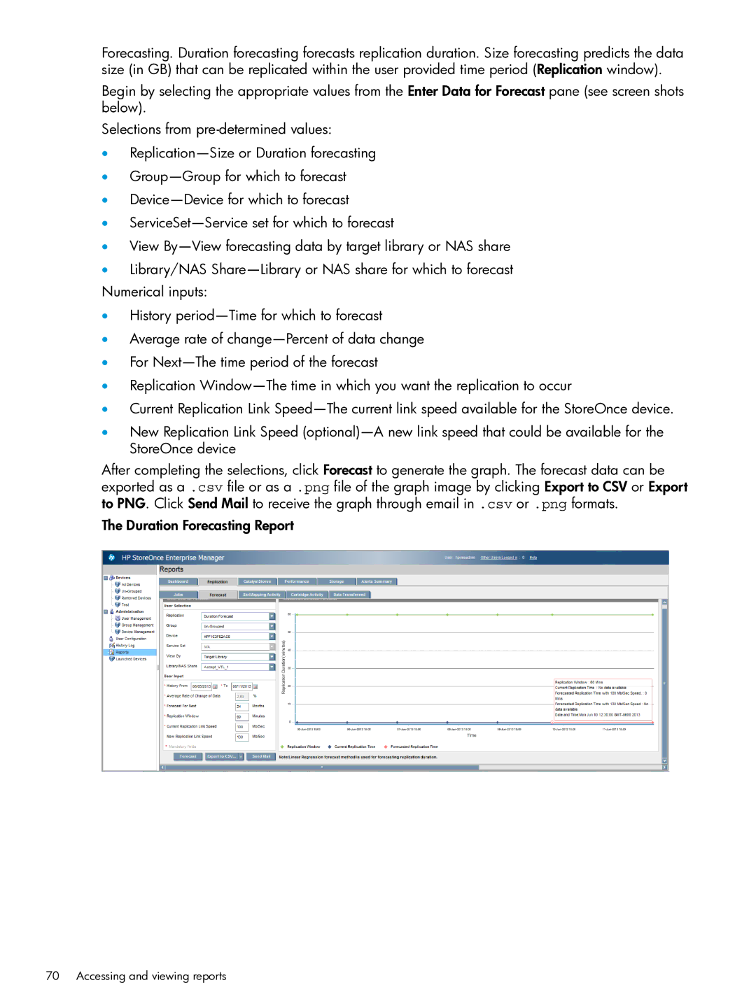 HP EMA/ESA/MA Replication Software manual Accessing and viewing reports 