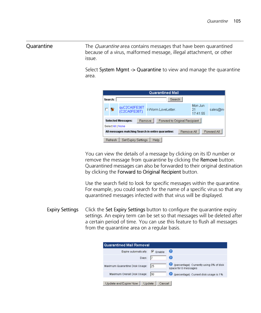 HP Email Firewall Appliance manual Issue, Area 