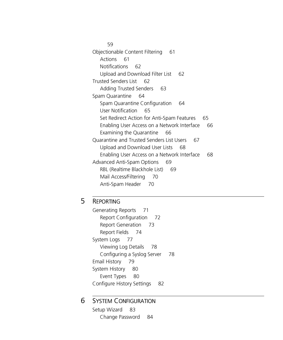 HP Email Firewall Appliance manual System Configuration 