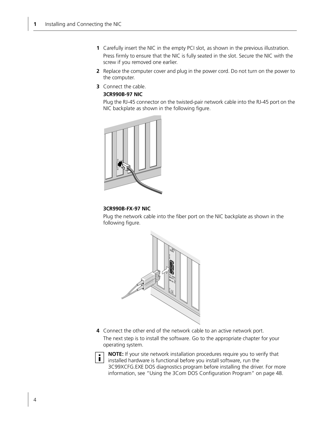 HP Embedded Firewall manual 3CR990B-97 NIC 