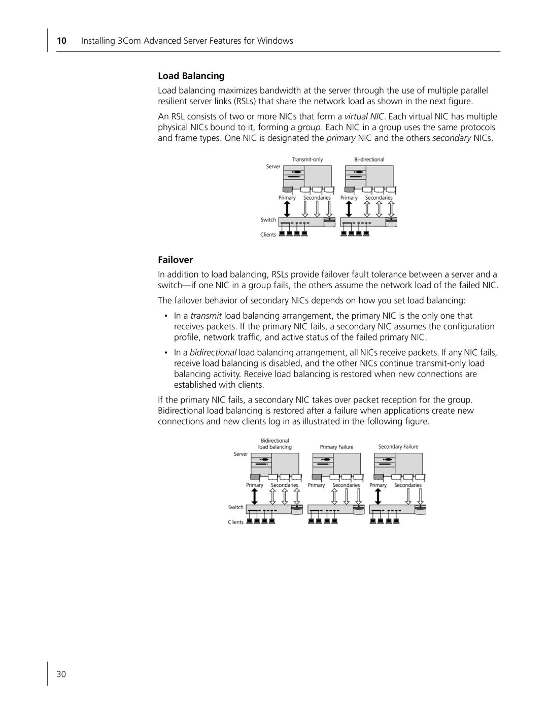 HP Embedded Firewall manual Load Balancing, Failover 