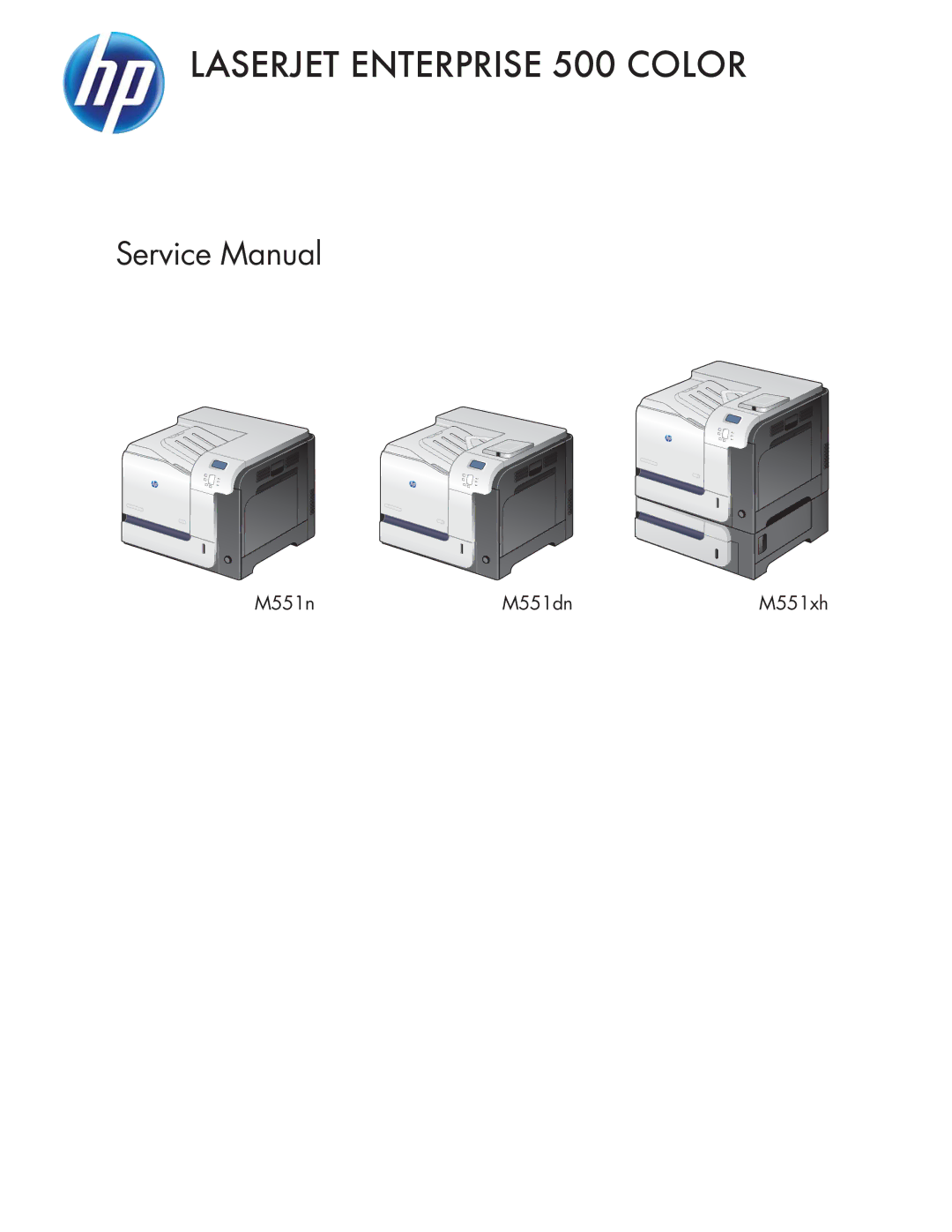 HP manual Laserjet Enterprise 500 Color 