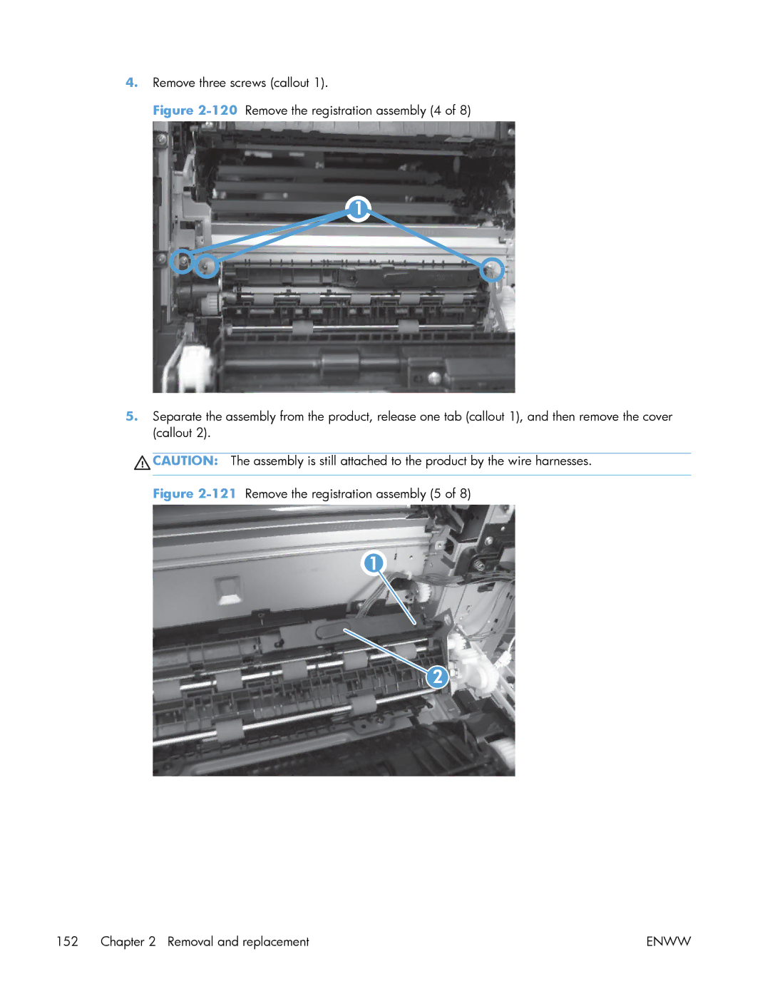 HP Enterprise 500 manual Remove three screws callout 