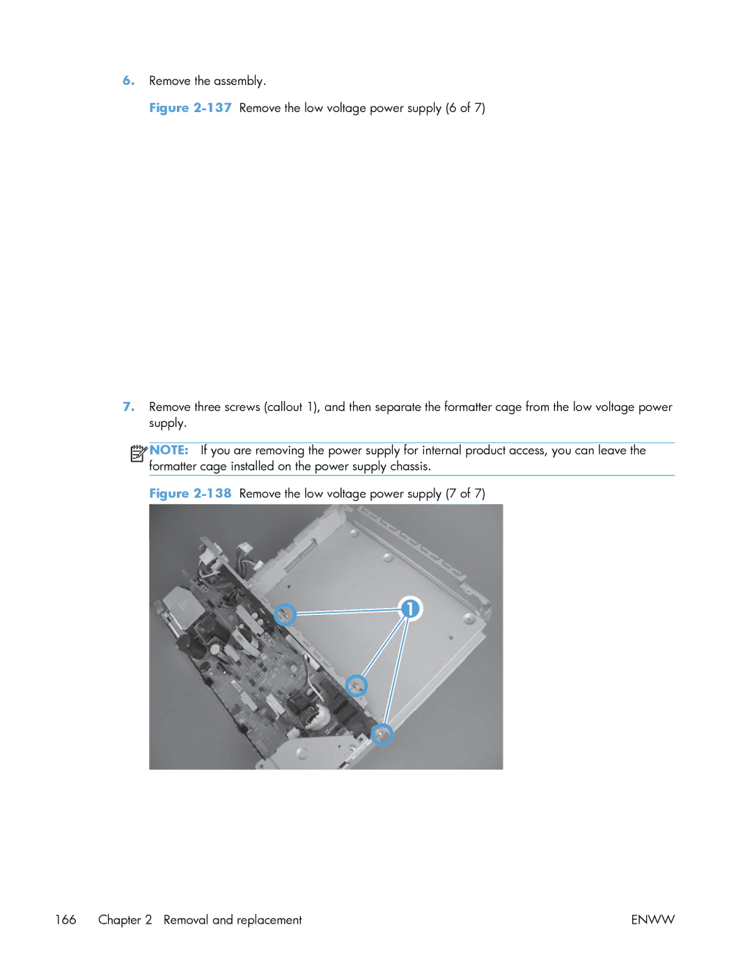 HP Enterprise 500 manual Remove the assembly 