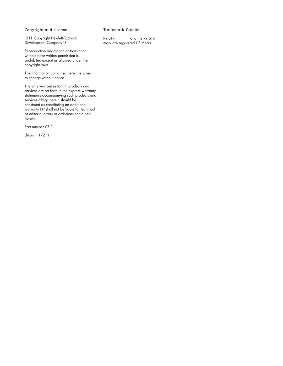 HP Enterprise 500 manual Copyright and License 