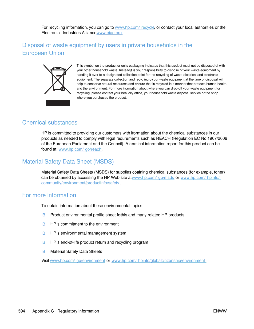 HP Enterprise 500 manual Enww 