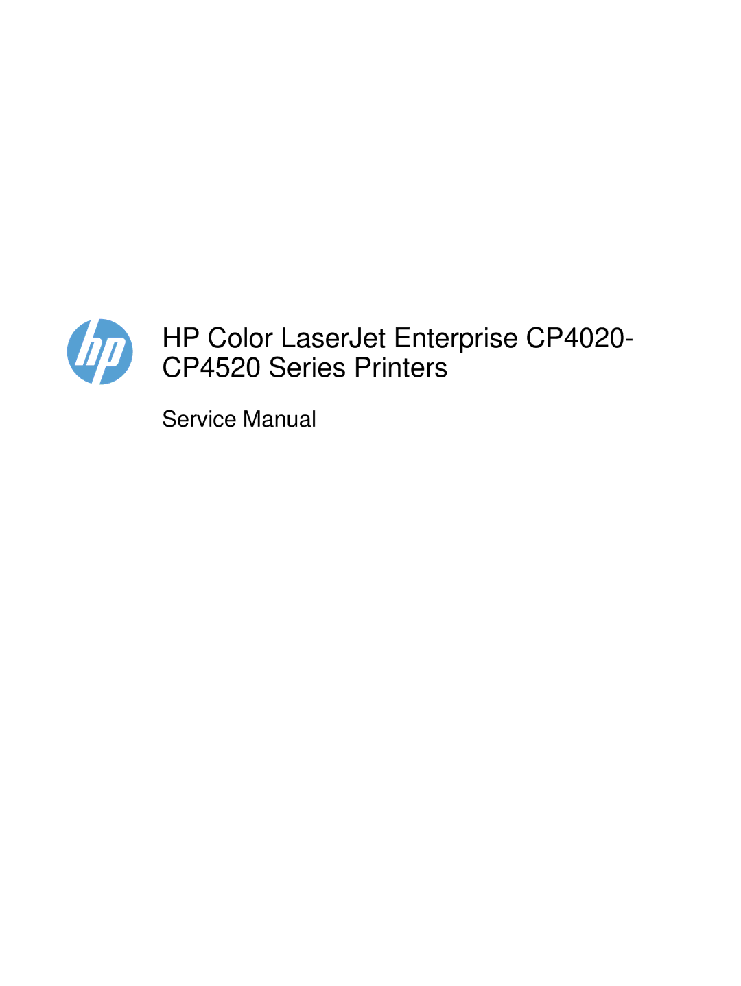 HP Enterprise CC490A manual HP Color LaserJet Enterprise CP4020- CP4520 Series Printers 