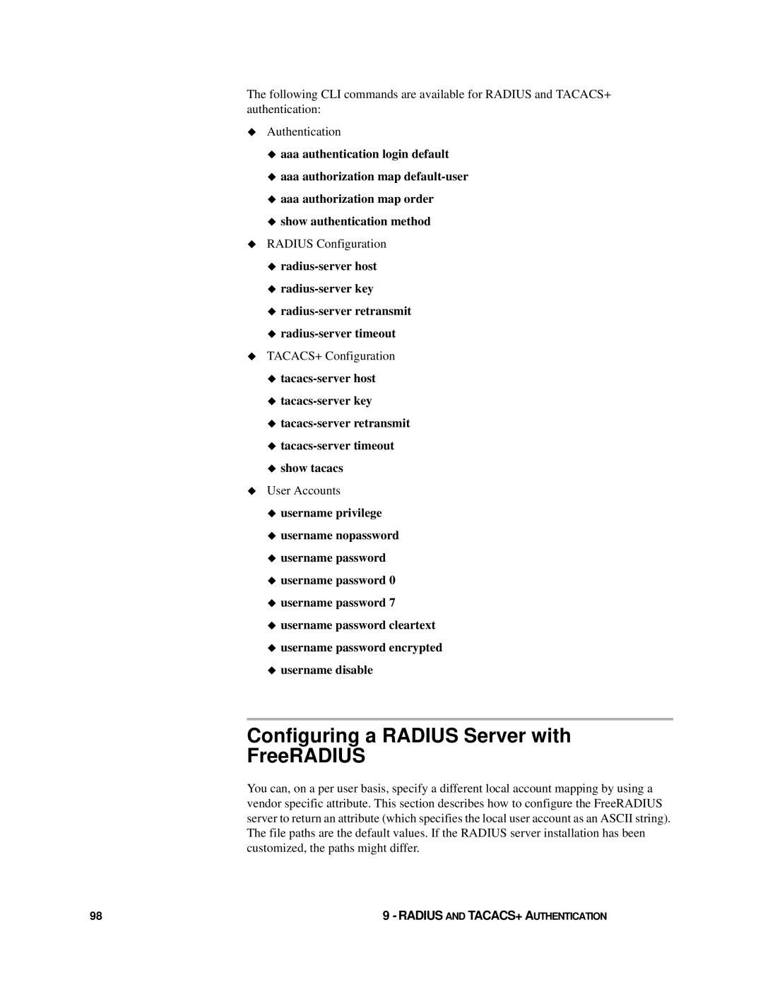 HP Enterprise File Services WAN Accelerator manual Configuring a Radius Server with FreeRADIUS 