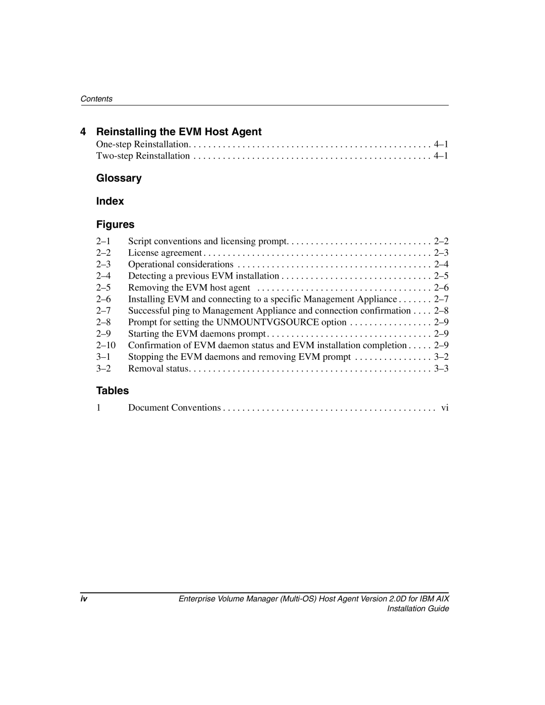 HP Enterprise Volume Manager Software manual Figures 