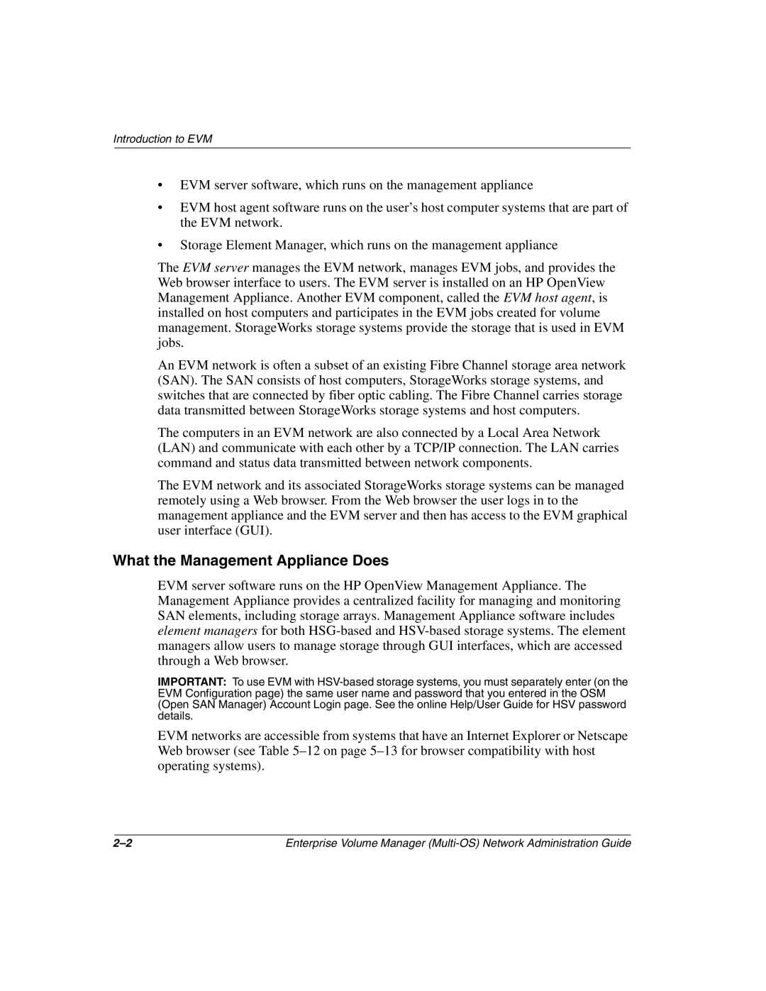 HP Enterprise Volume Manager Software manual What the Management Appliance Does 