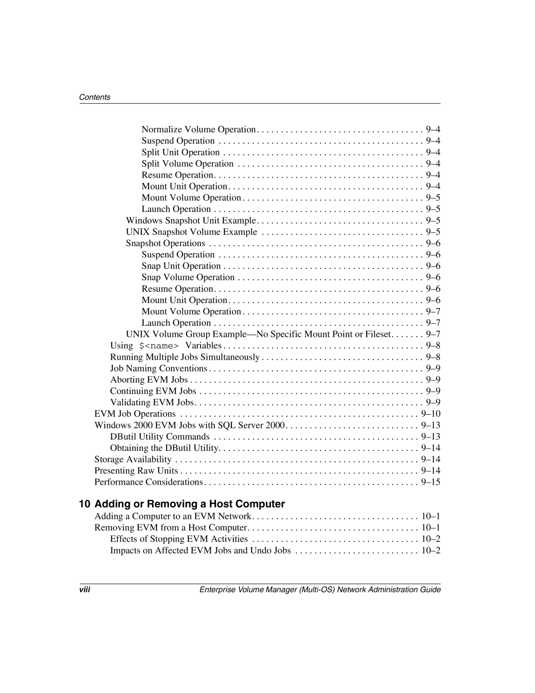 HP Enterprise Volume Manager Software manual Adding or Removing a Host Computer 