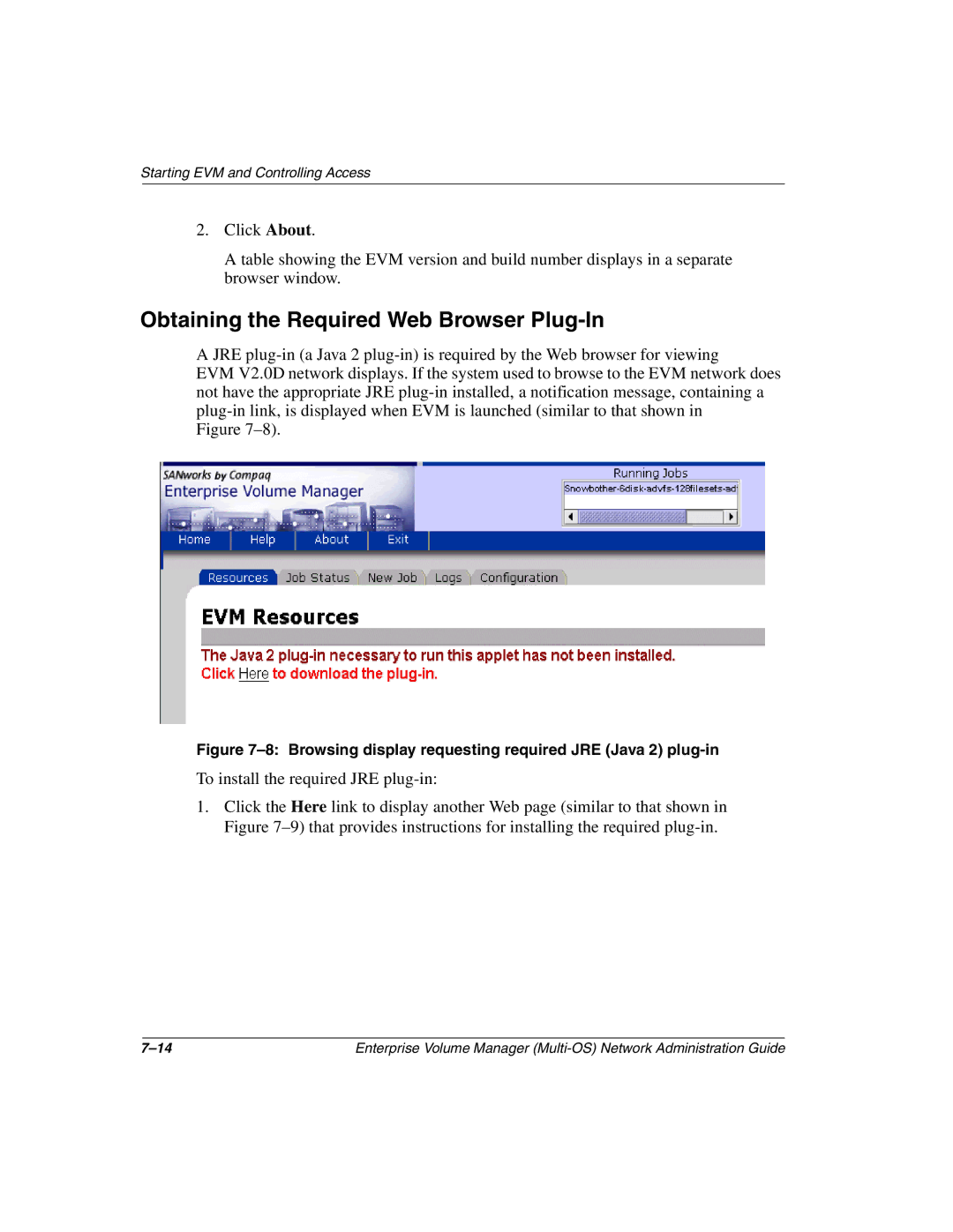 HP Enterprise Volume Manager Software manual Obtaining the Required Web Browser Plug-In 