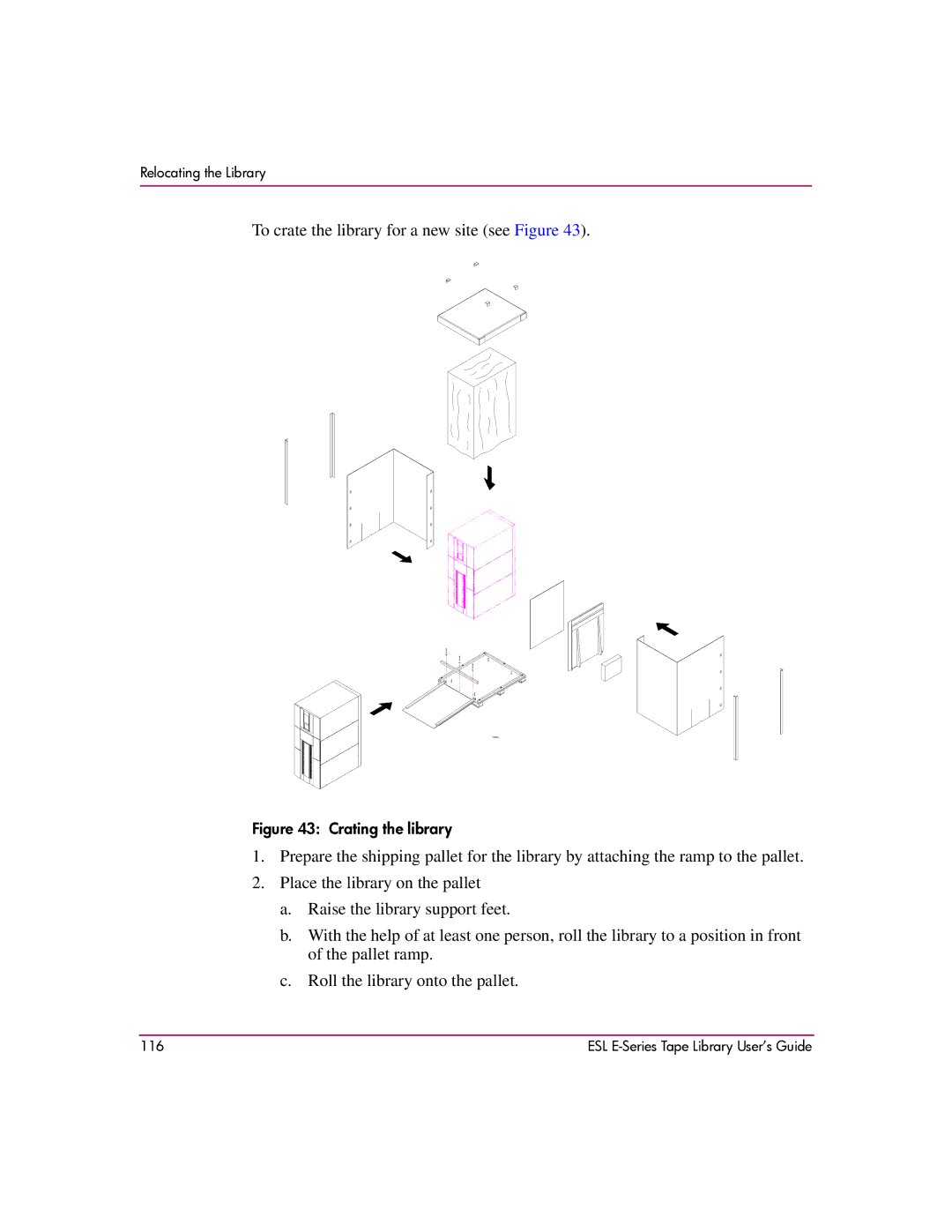 HP ESL E manual To crate the library for a new site see Figure 