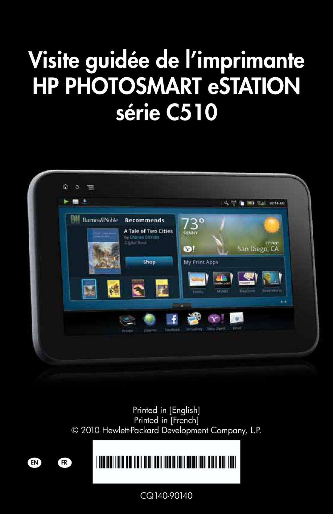 HP eStation - C5 manual EN FR *CQ140-90140 