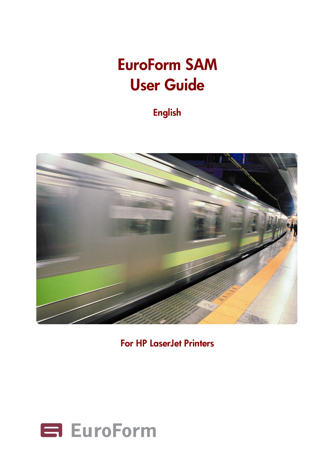 HP manual EuroForm SAM User Guide 