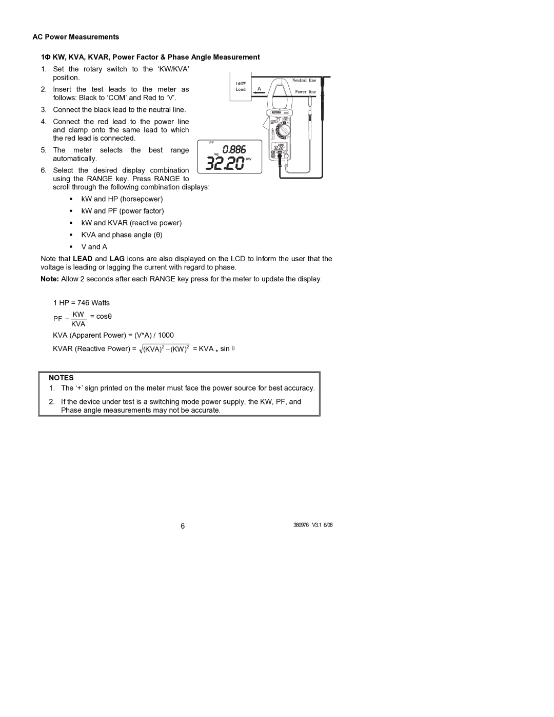 HP Extech 380976 manual 380976 V3.1 