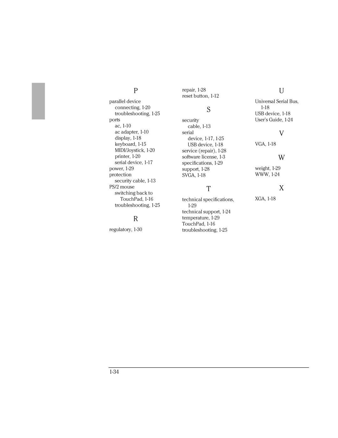 HP F1381A manual 