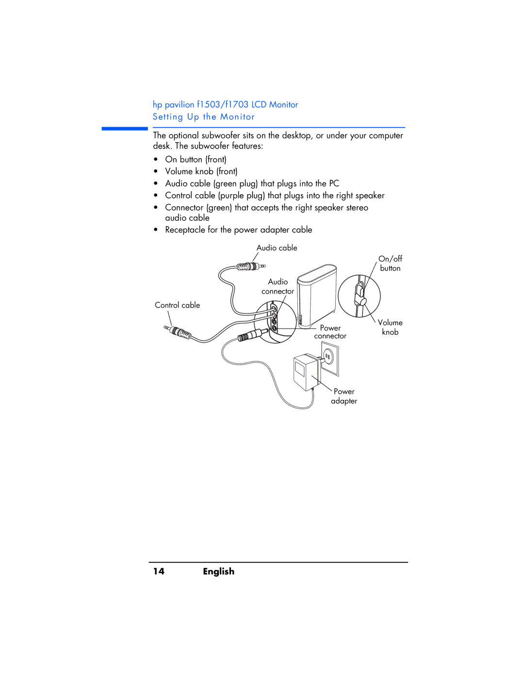 HP f1503 manual English 