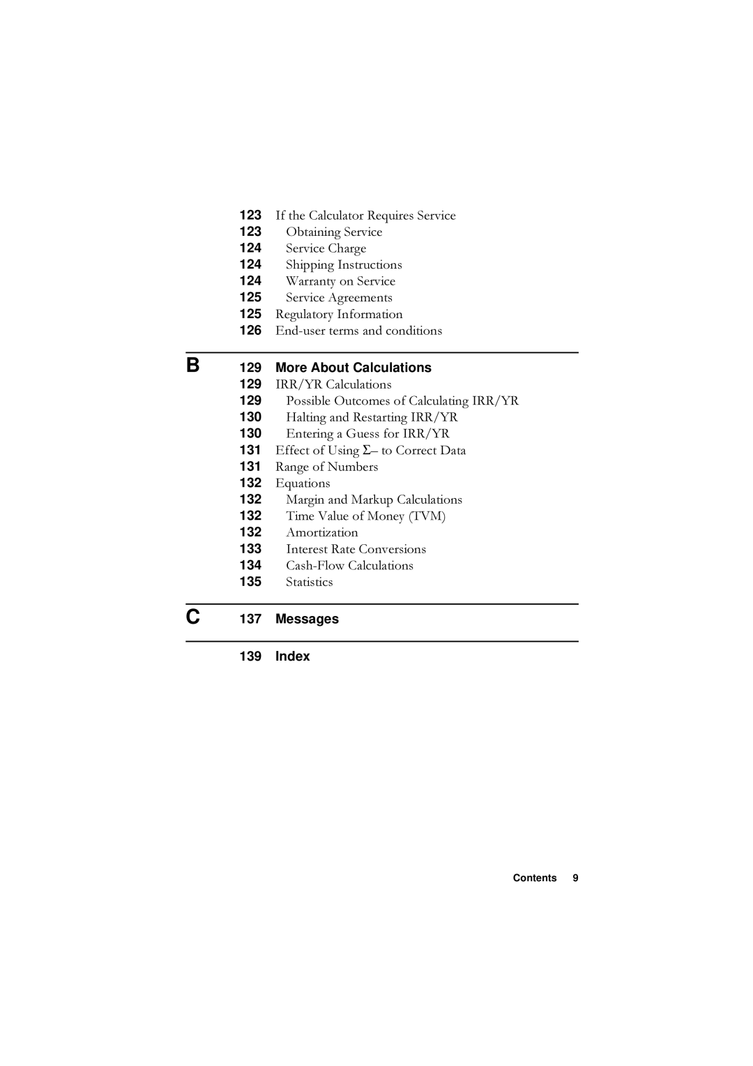 HP F1902-90001 manual 129 ,555&DOFXODWLRQV, 130 +DOWLQJDQG5HVWDUWLQJ,555, QWHULQJD*XHVVIRU,555 