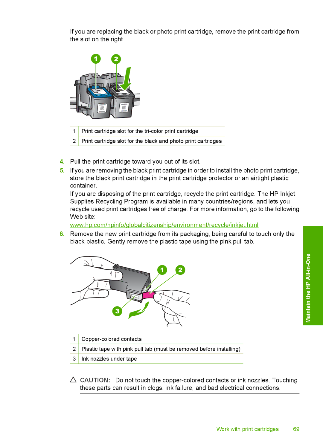 HP F2200 manual Maintain the HP All-in-One 