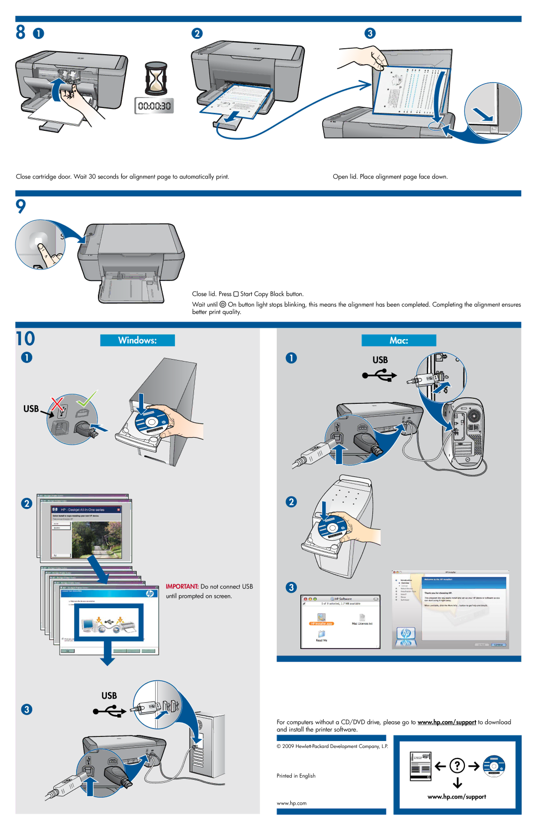 HP F2480, F2430, F2410 manual Usb 