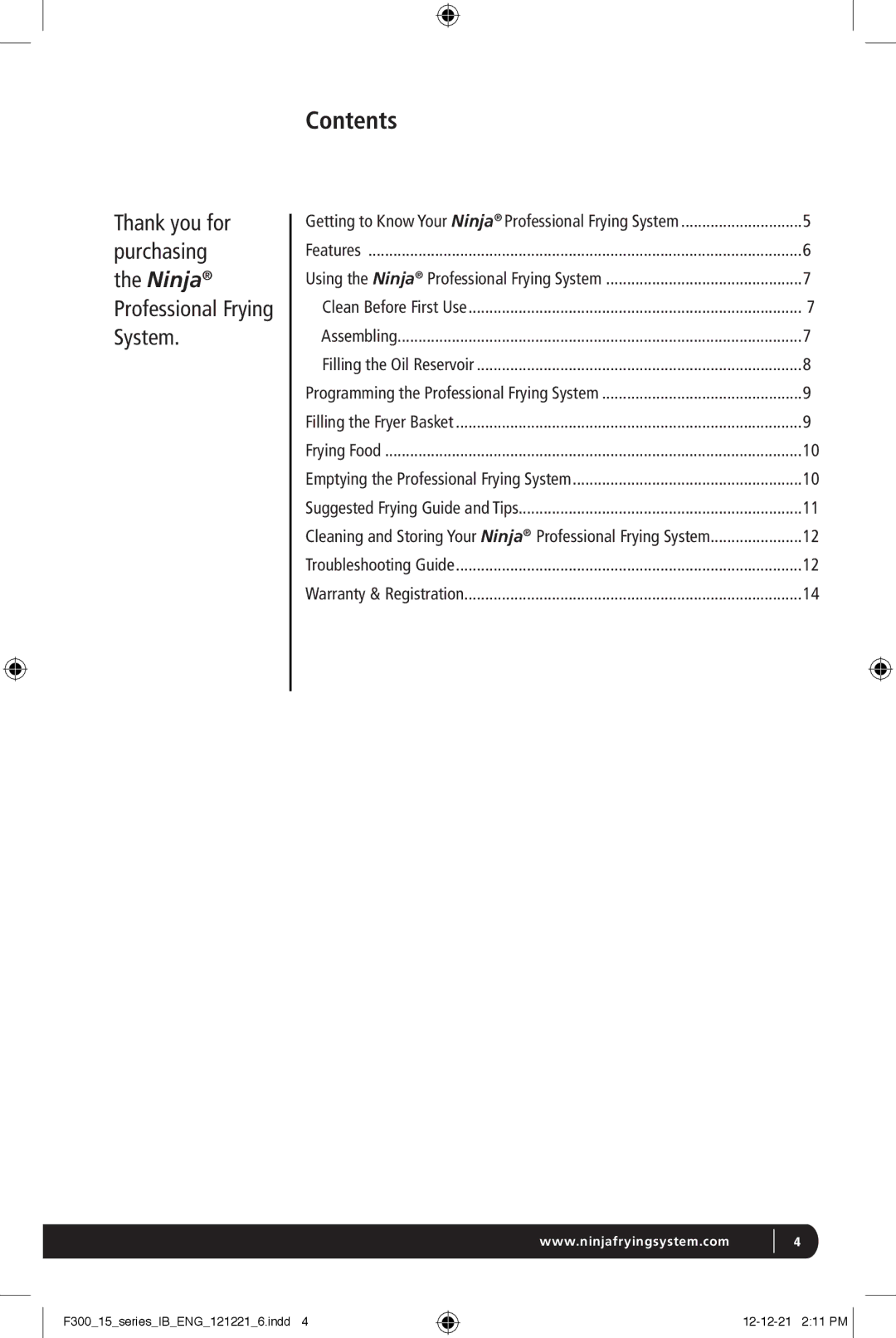 HP F300 manual Contents 