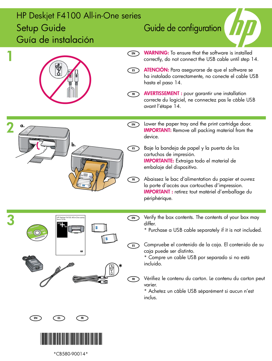 HP F4172, F4135, F4180 manual Setup Guide 