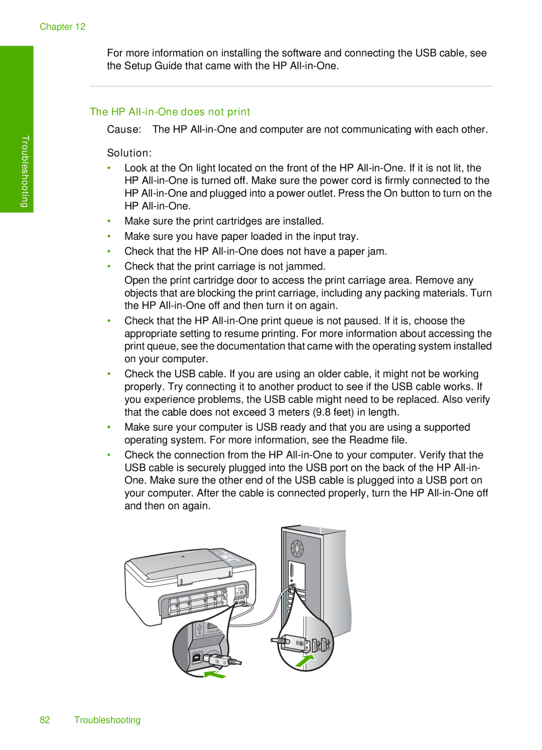 HP F4180, F4140, F4185, F4172, F4190 manual HP All-in-One does not print 