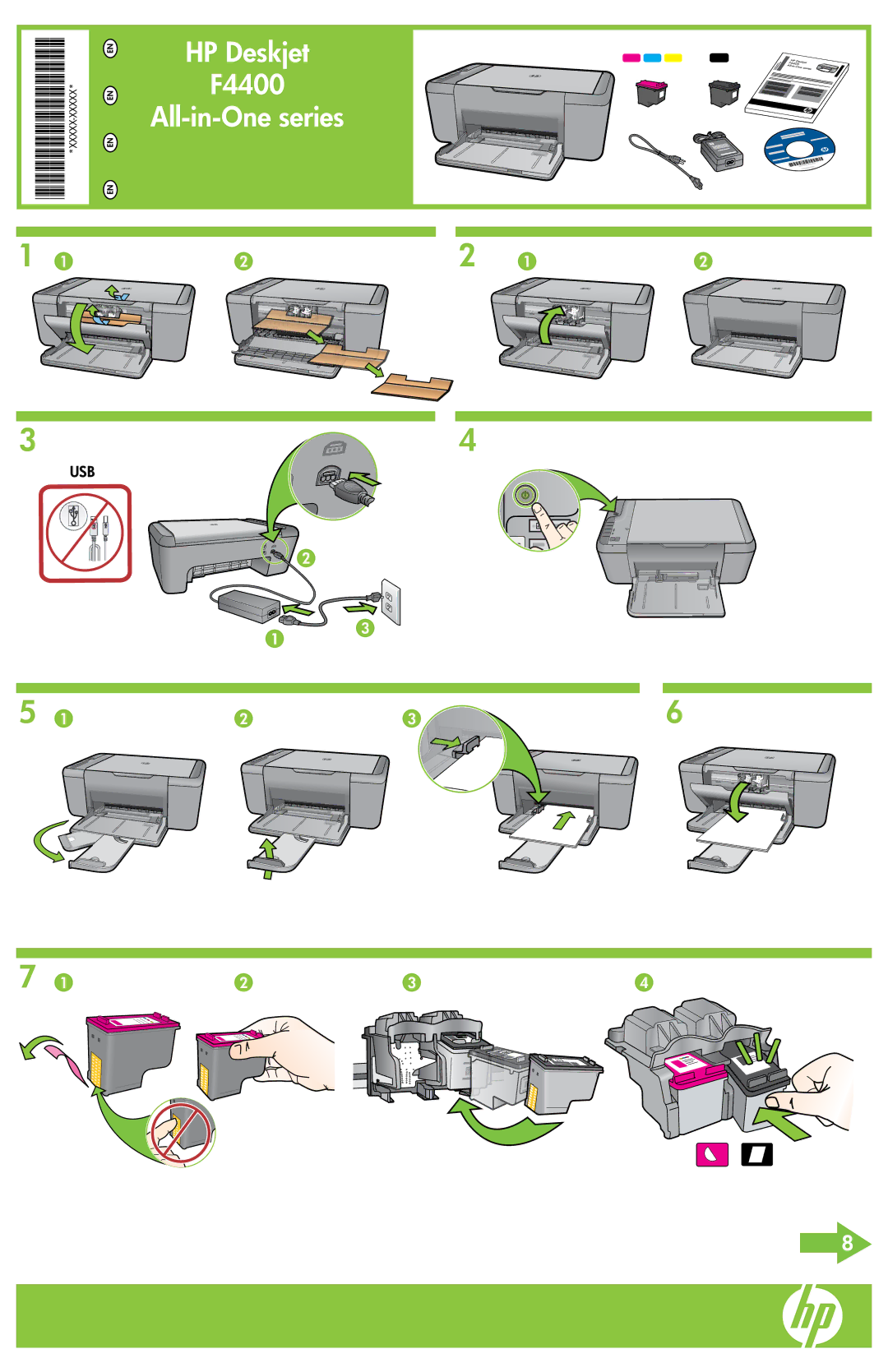 HP F4435 manual HP Deskjet F4400 All-in-One series 