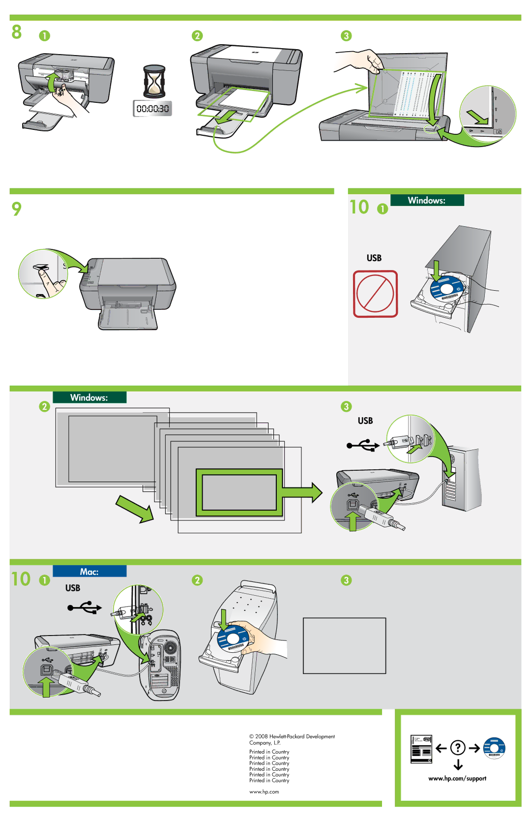 HP F4435 manual Windows 