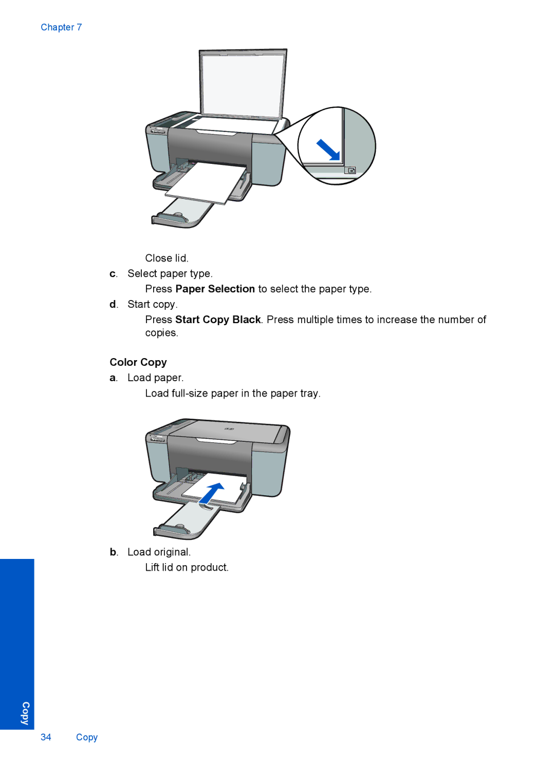 HP F4500 manual Color Copy 