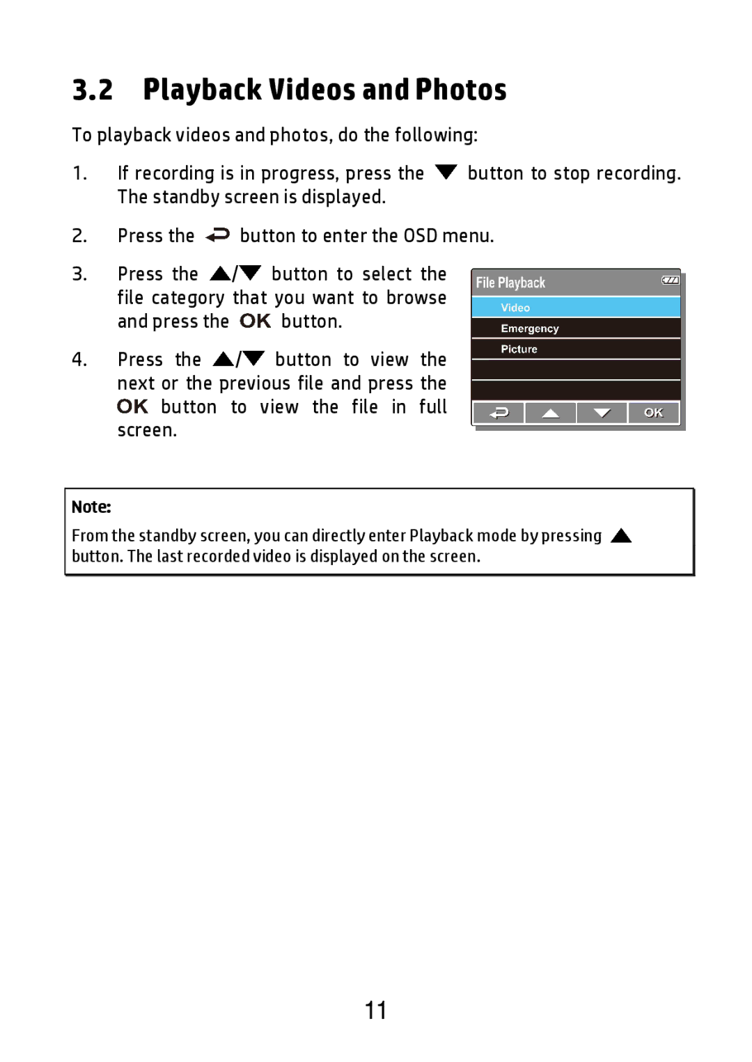 HP F520g manual Playback Videos and Photos 