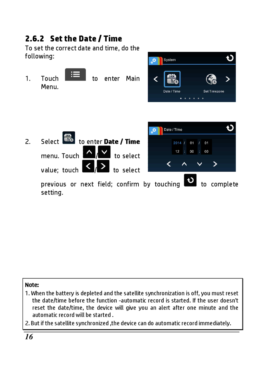 HP F800g manual Set the Date / Time 