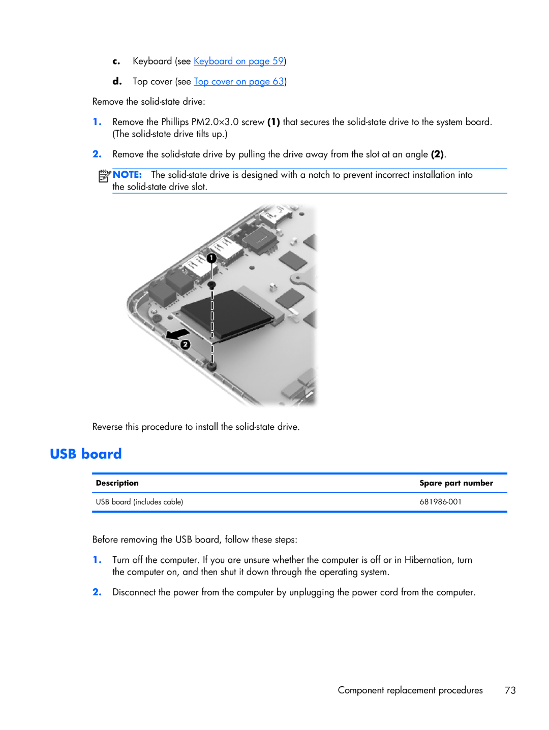 HP Dv7-7234nr DV7, dv7 C6N73UARABA, Dv7 7223cl C2N67UARABA, Fary Recertified Dv7-7234nr C6P04UARABA manual USB board 