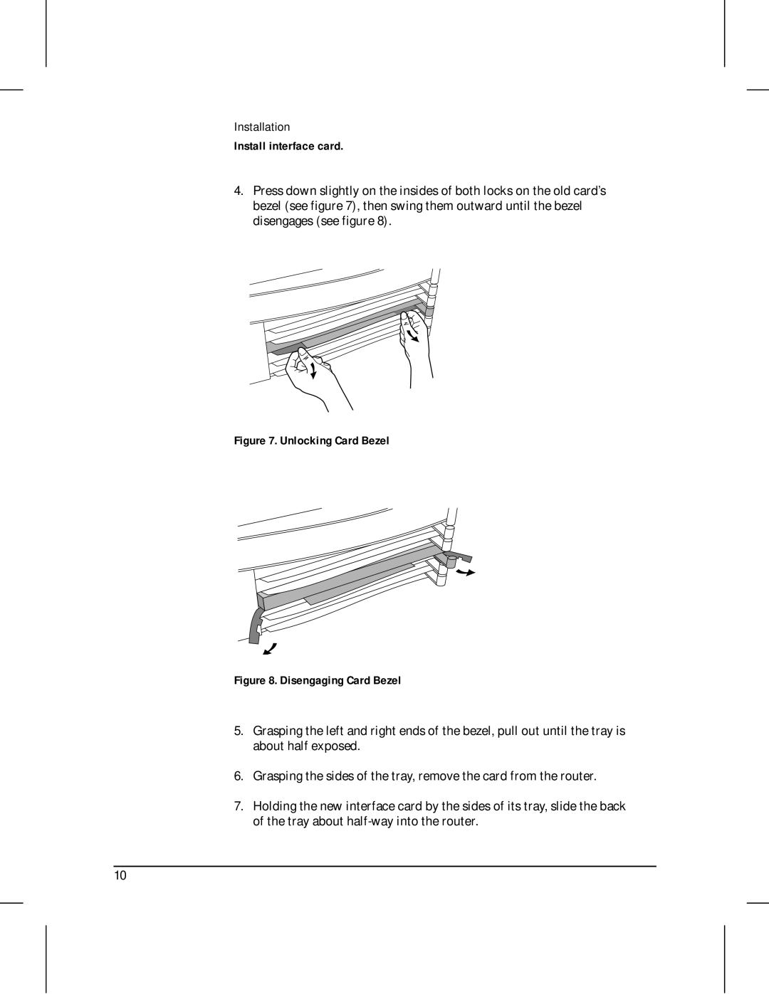 HP Fax 650 manual Unlocking Card Bezel 