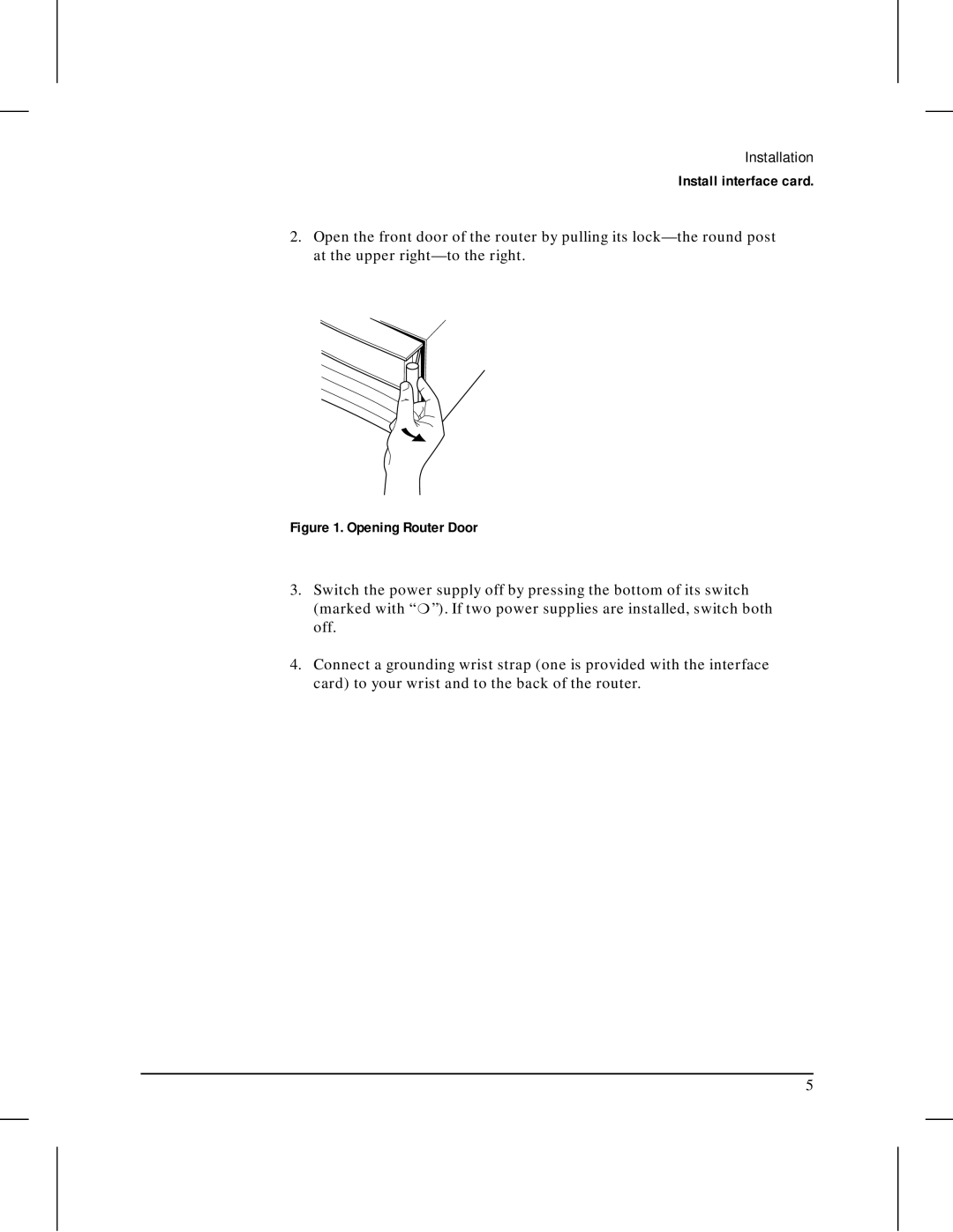 HP Fax 650 manual Opening Router Door 