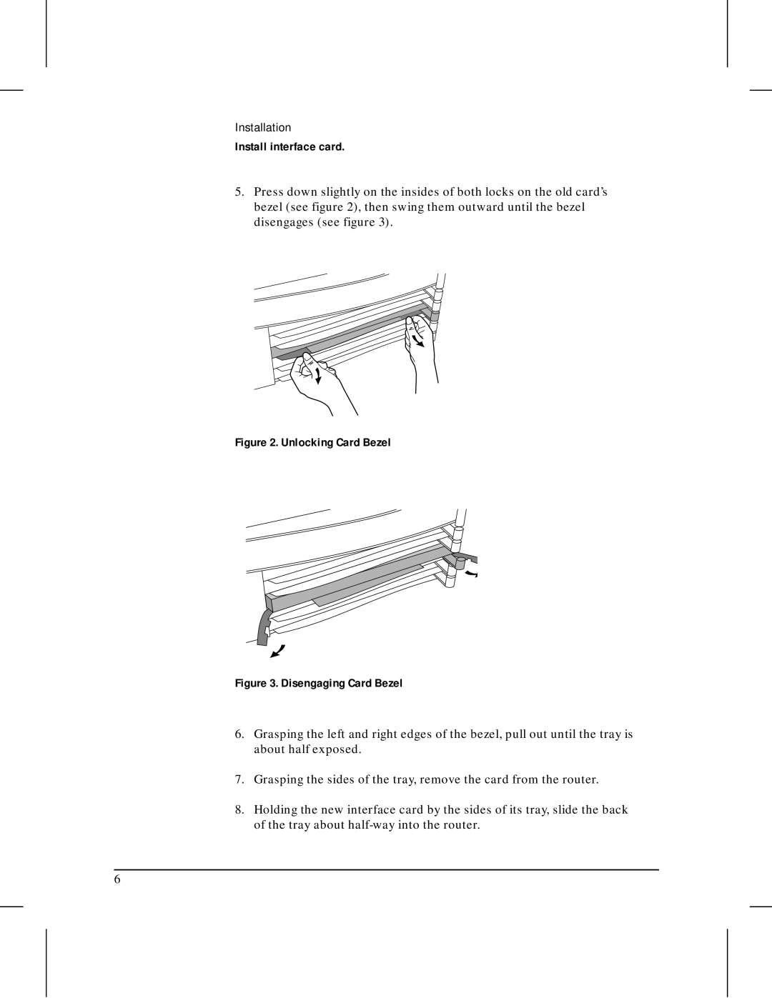 HP Fax 650 manual Unlocking Card Bezel 