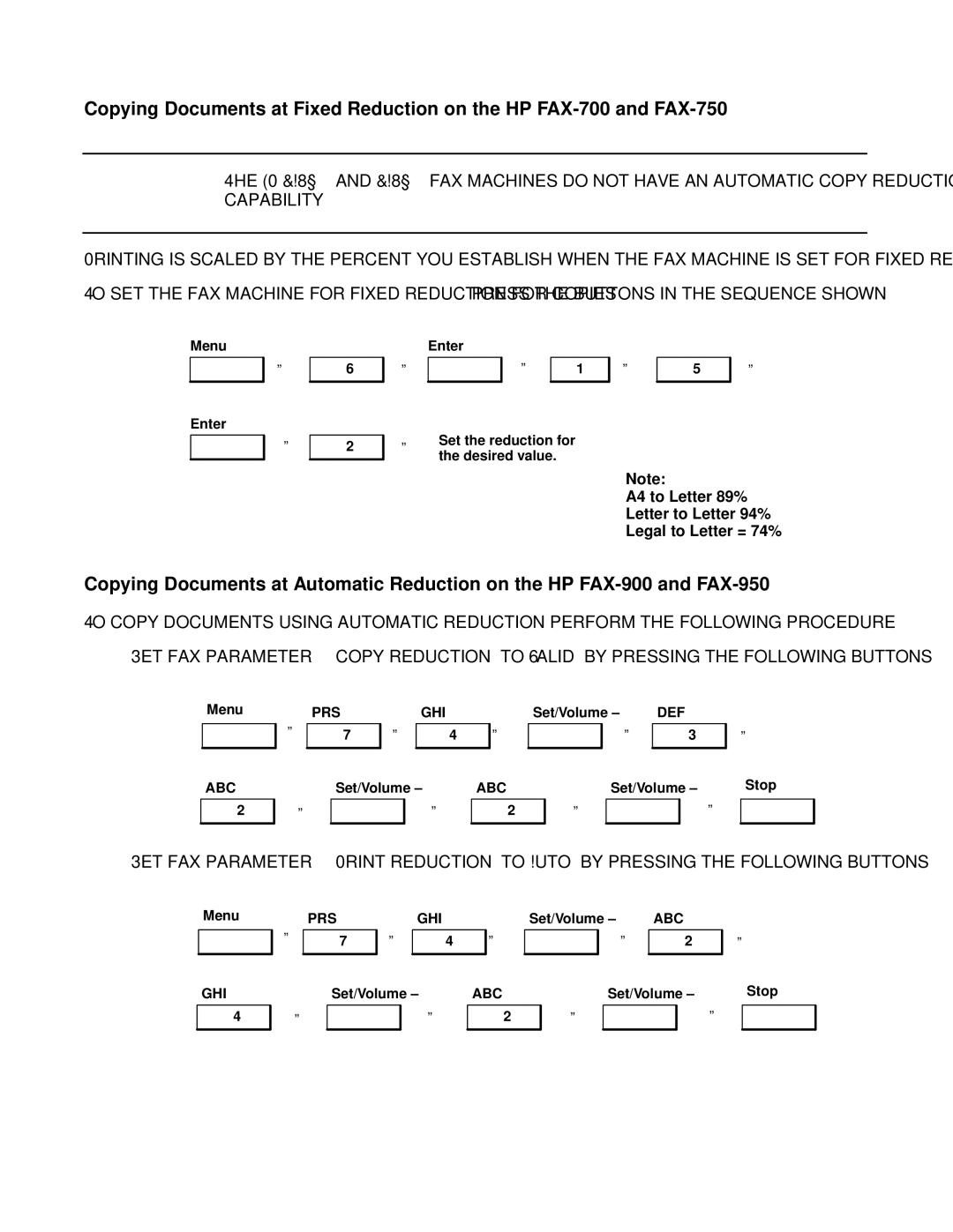 HP FAX-700 manual Capability 