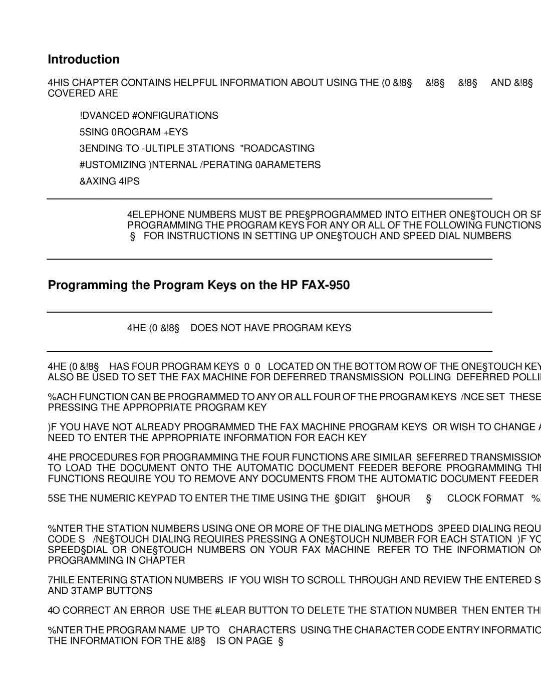 HP FAX-700 manual Introduction, Programming the Program Keys on the HP FAX-950 