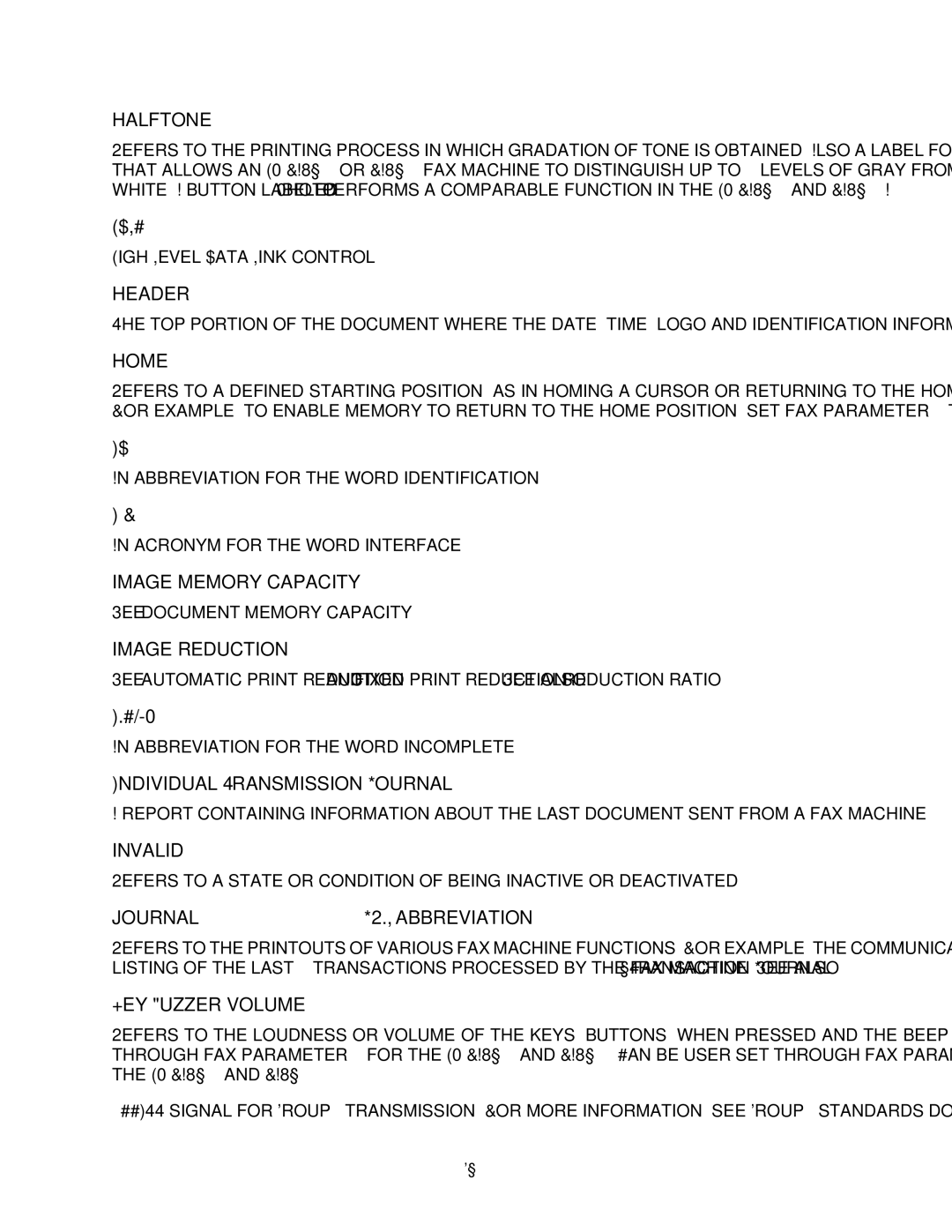 HP FAX-700 manual Hdlc, Incomp 