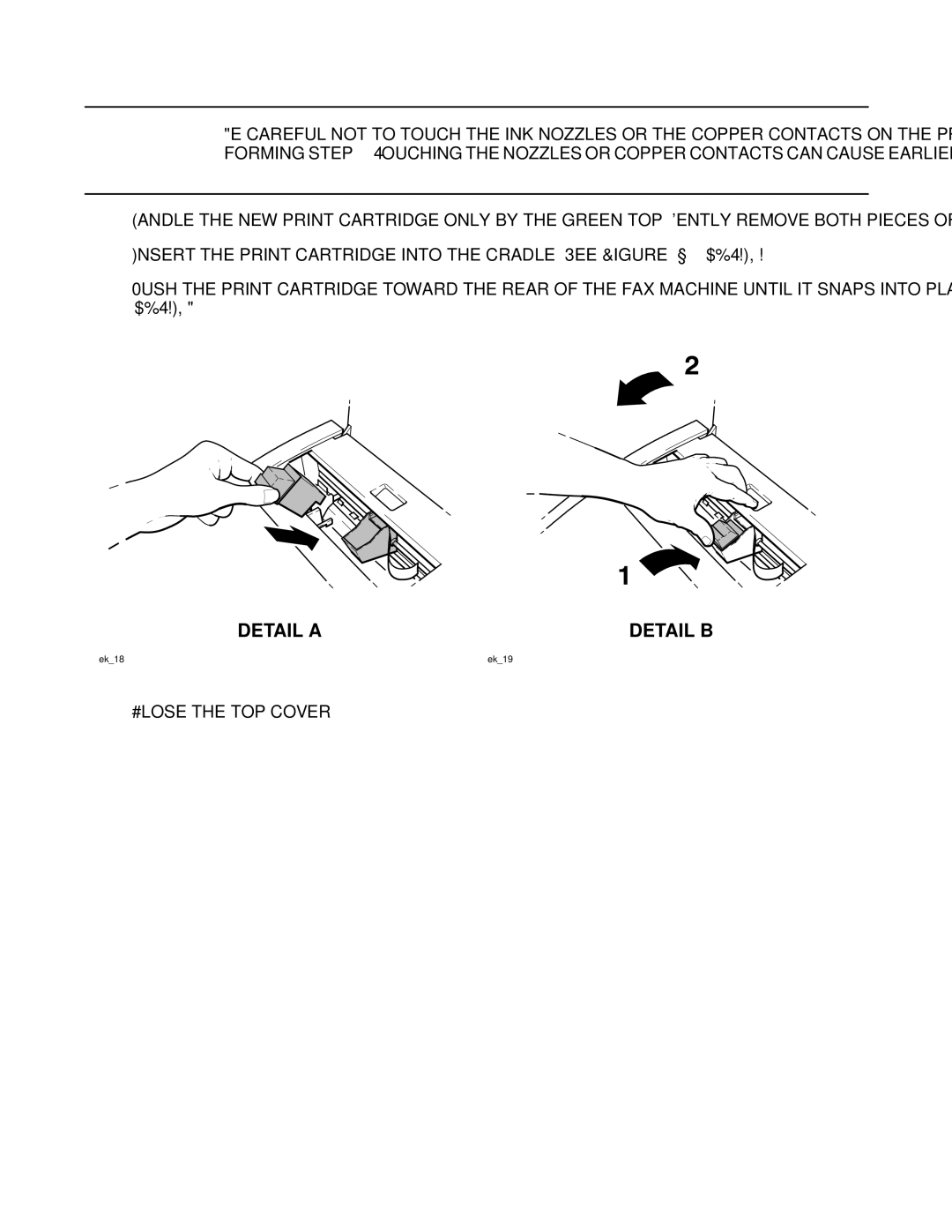 HP FAX-700 manual Detail a 