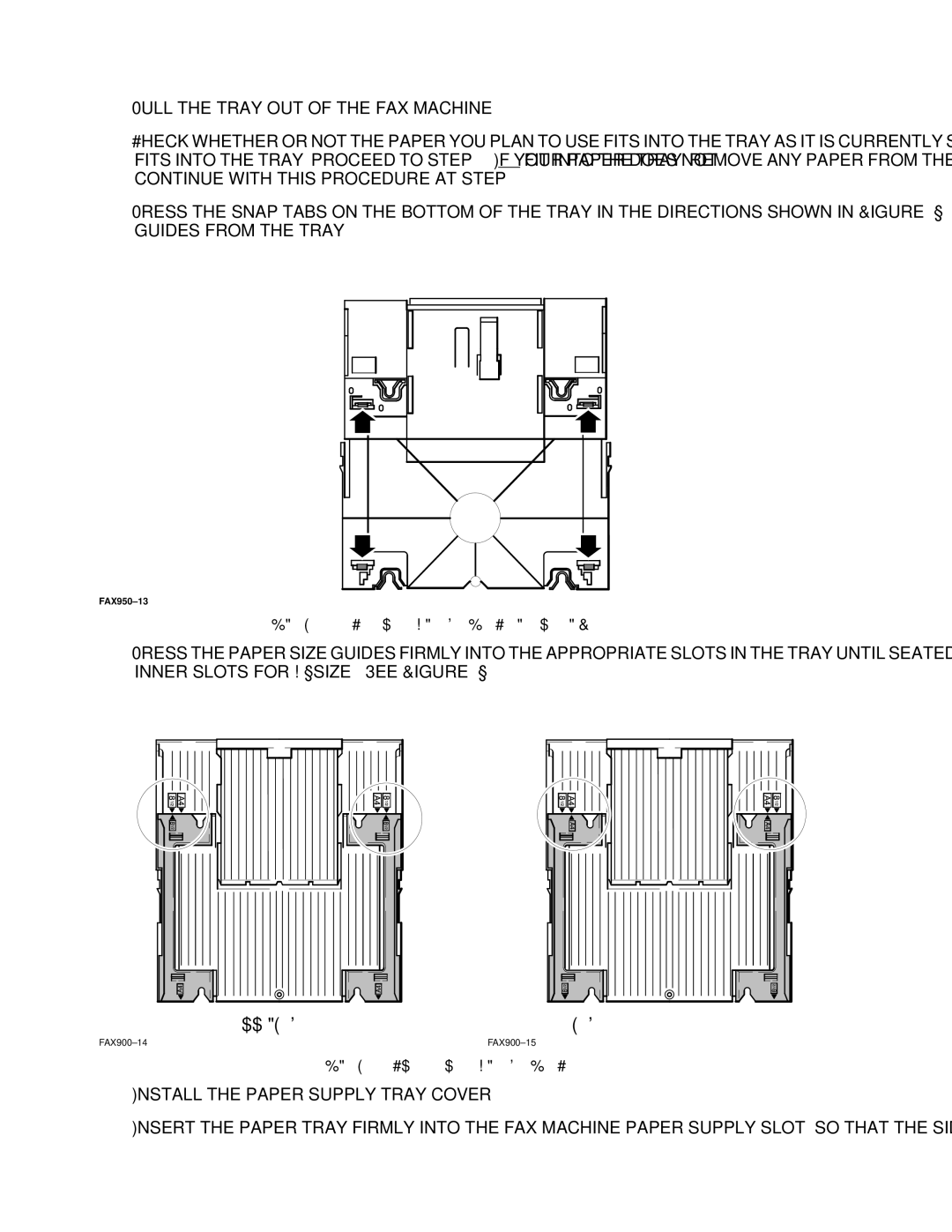 HP FAX-700 manual Detail a LetterSize Detail B A4Size, Releasing the Paper Size Guides from the Tray 