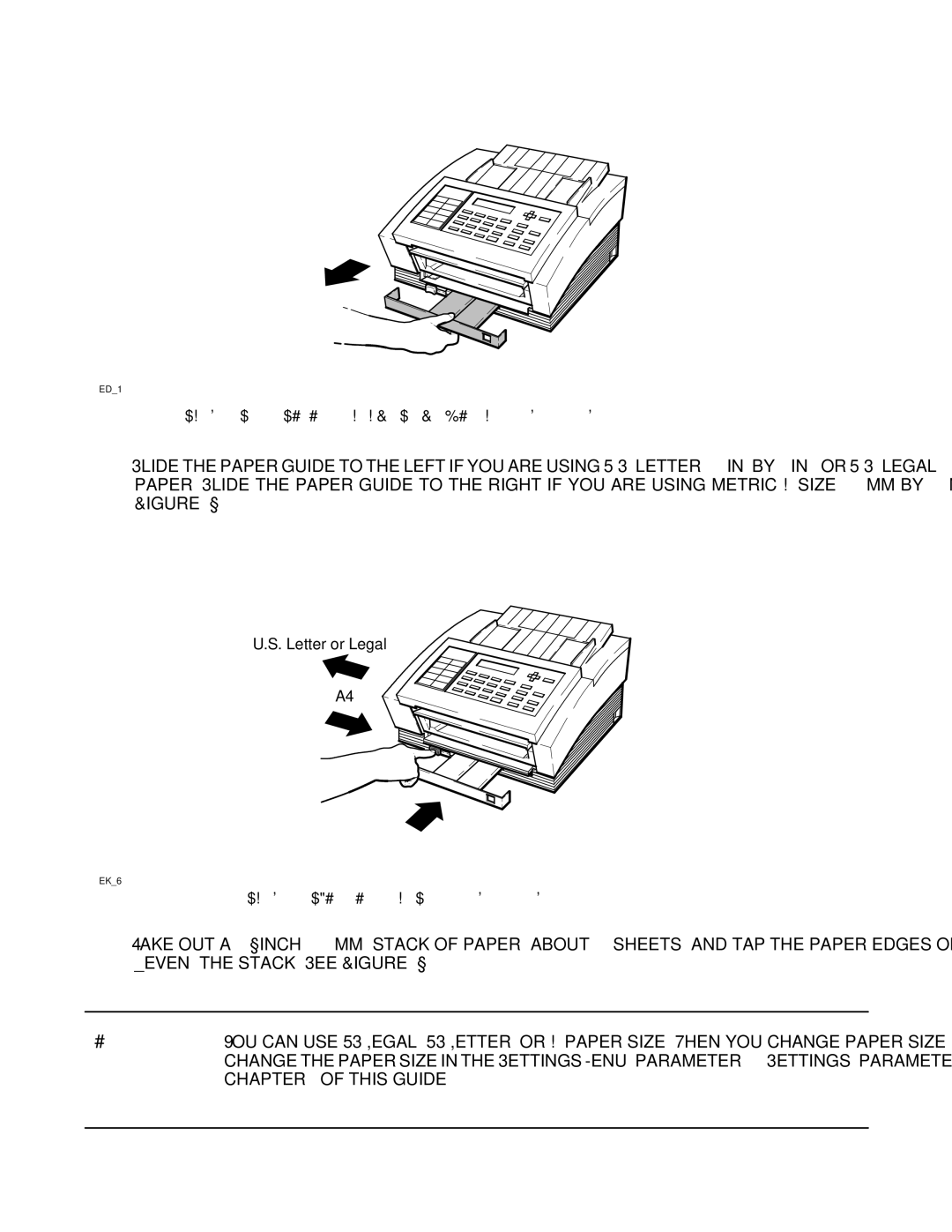 HP FAX-700 manual Letter or Legal 