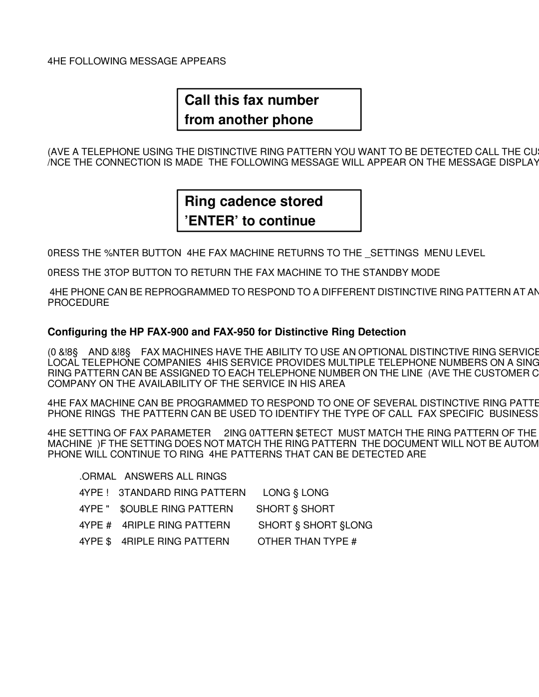 HP FAX-700 manual Call this fax number From another phone 